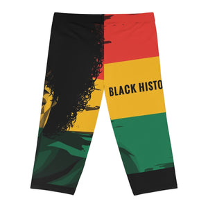 Women's Black History Month Capri Leggings