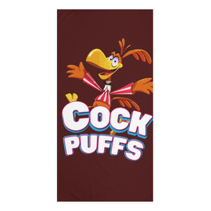 Men's Cock Puff's Beach Towel