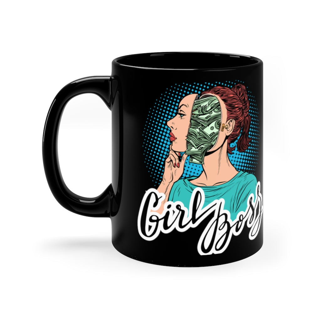 Girl Boss Black Coffee/ Hot Chocolate Mug