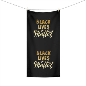 Black Lives Matter Beach Towel