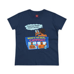 "Who's the Real Catfish?" Dating Humor Women's T‑Shirt