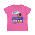 "Who's the Real Catfish?" Dating Humor Women's T‑Shirt