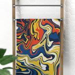 Paint Swirl Art Beach Towel