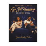 Canvas Print — "Ego Still Processing" Relationship Art (Argument Logged • Read, No Reply)