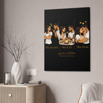 Canvas Print — “We Fight. We Eat. We Stay.” Romantic Couple Wall Art