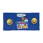 "What in the Online Dating Catfish" Men's Beach Towel