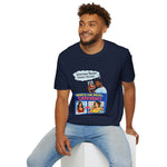 Men's "What in the Online Dating App Catfish?" Soft-Style T-Shirt