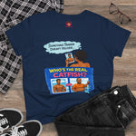 "Who's the Real Catfish?" Dating Humor Women's T‑Shirt