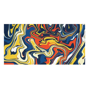 Paint Swirl Art Beach Towel