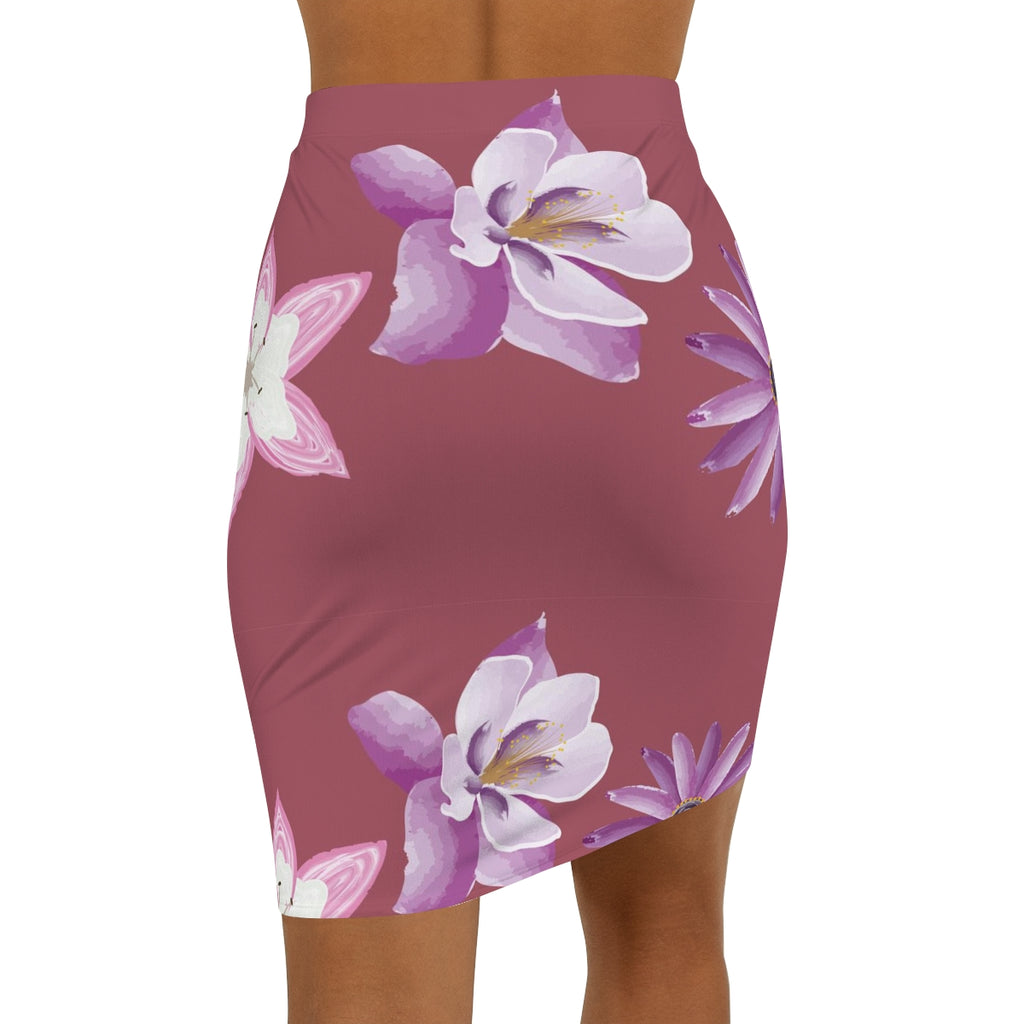 Floral Power Mini Skirt