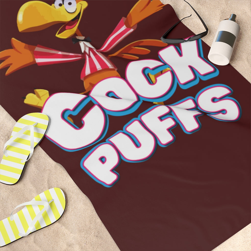 Men's Cock Puff's Beach Towel