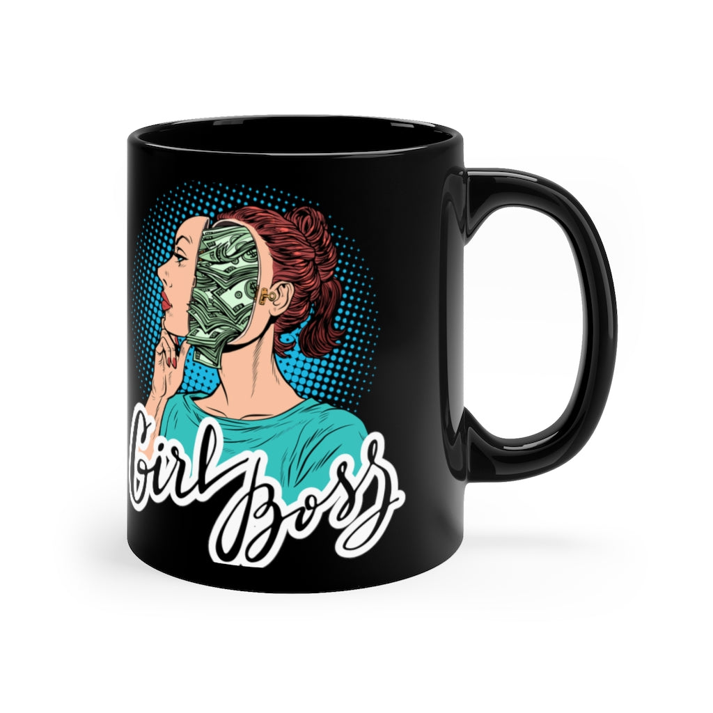 Girl Boss Black Coffee/ Hot Chocolate Mug