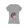Women's Jersey Short Sleeve Deep V-Neck Tee