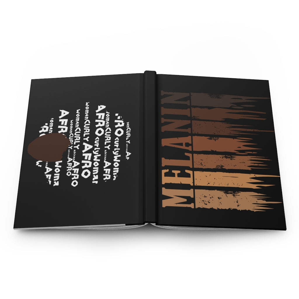 Splash of Melanin Hardcover Journal