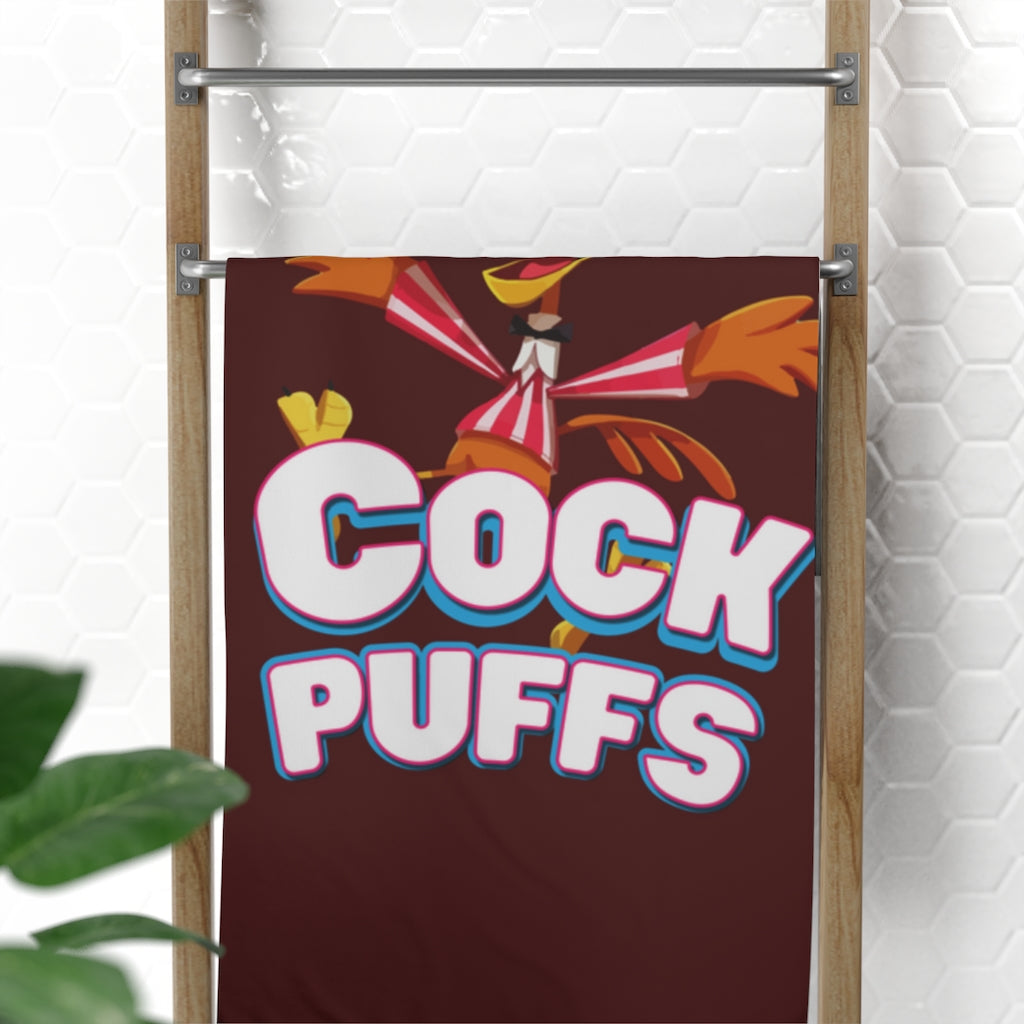 Men's Cock Puff's Beach Towel