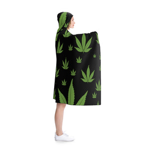 Black Jack Indica Hooded Blanket