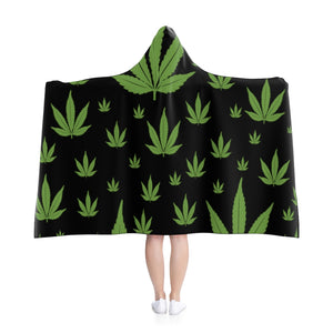 Black Jack Indica Hooded Blanket