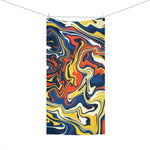 Paint Swirl Art Beach Towel