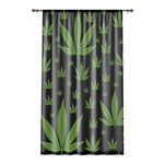 Black Jack Indica Sheer Curtain