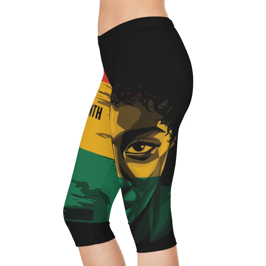 Women's Black History Month Capri Leggings