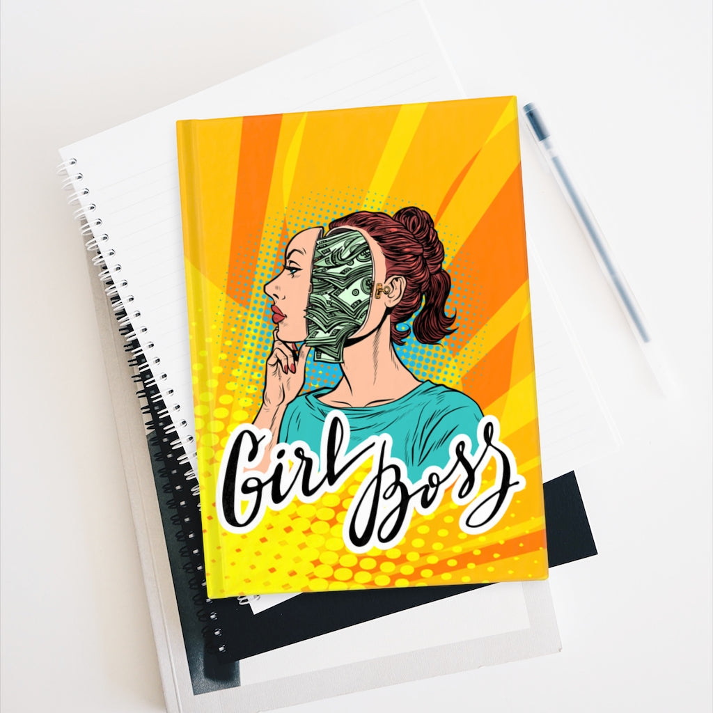 Girl Boss Journal w/ Ruled Line